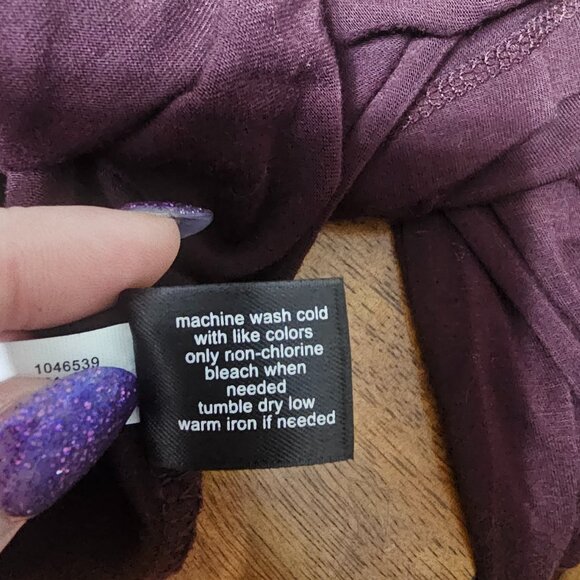 Lane Bryant Burgendy Blouse - Picture 5 of 10